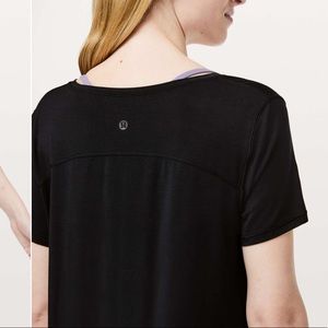 Like New Lululemon To the Point V Neck Tee Black-6